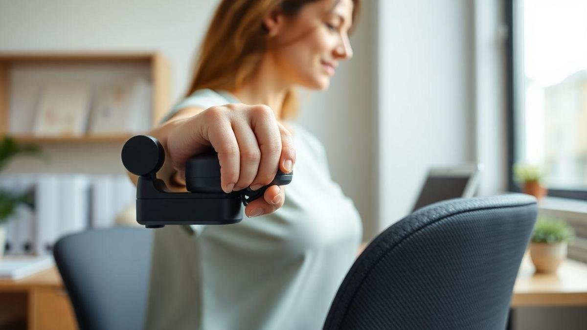 Ajuste passo a passo da cadeira com suporte lombar ajustável para seu corpo