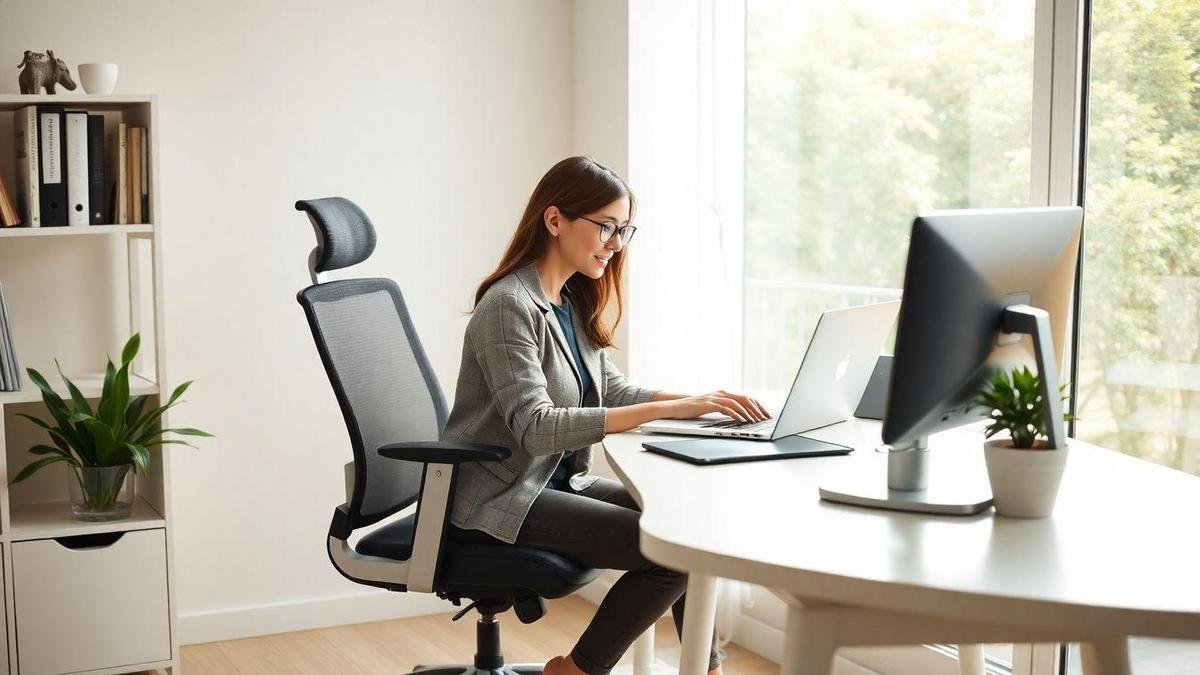 Benefícios reais de Cadeiras ergonômicas para home office custo benefício suporte lombar