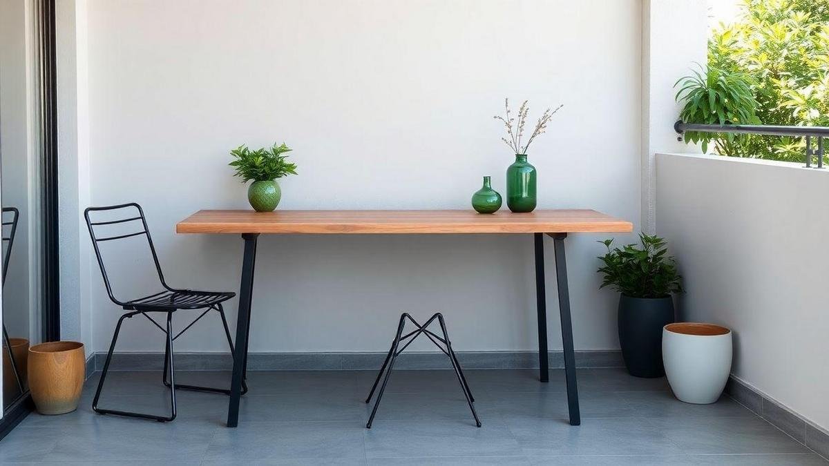 Como mesas dobráveis para varanda preço baixo prática armazenamento ajudam você a economizar espaço