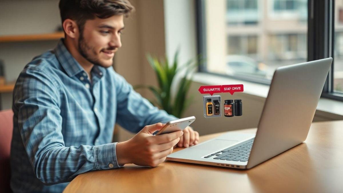 Como você encontra produtos em oferta online