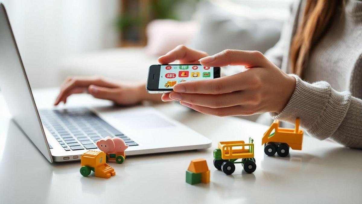 Como você procura brinquedos em liquidação online