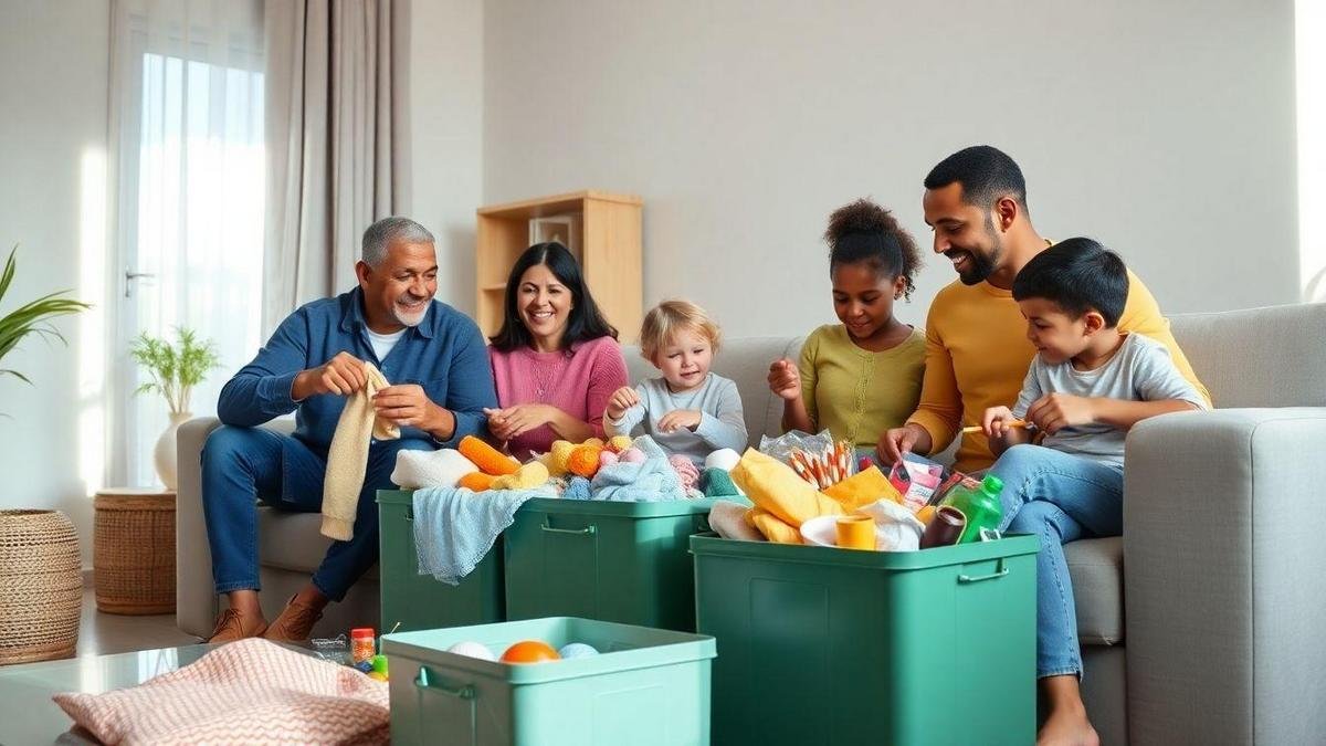 Economizando com segunda mão e trocas entre famílias