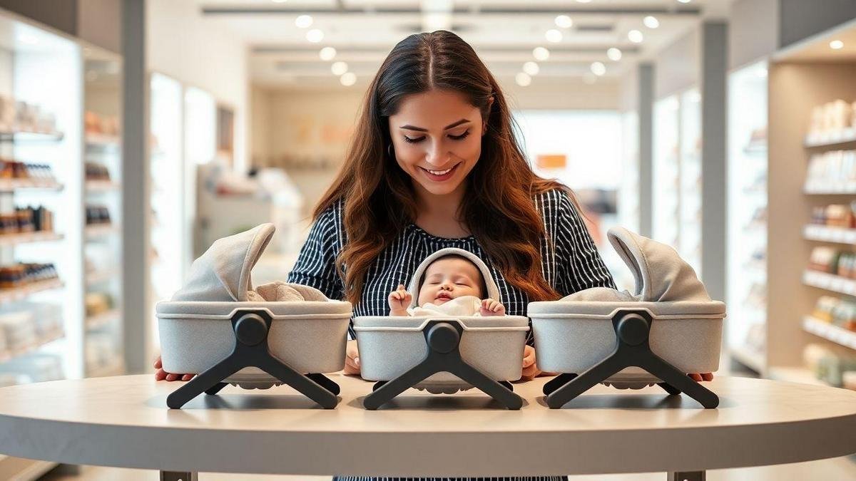 Escolha por faixa de peso e altura para comprar cadeirinha para bebê barata e segura em promoção