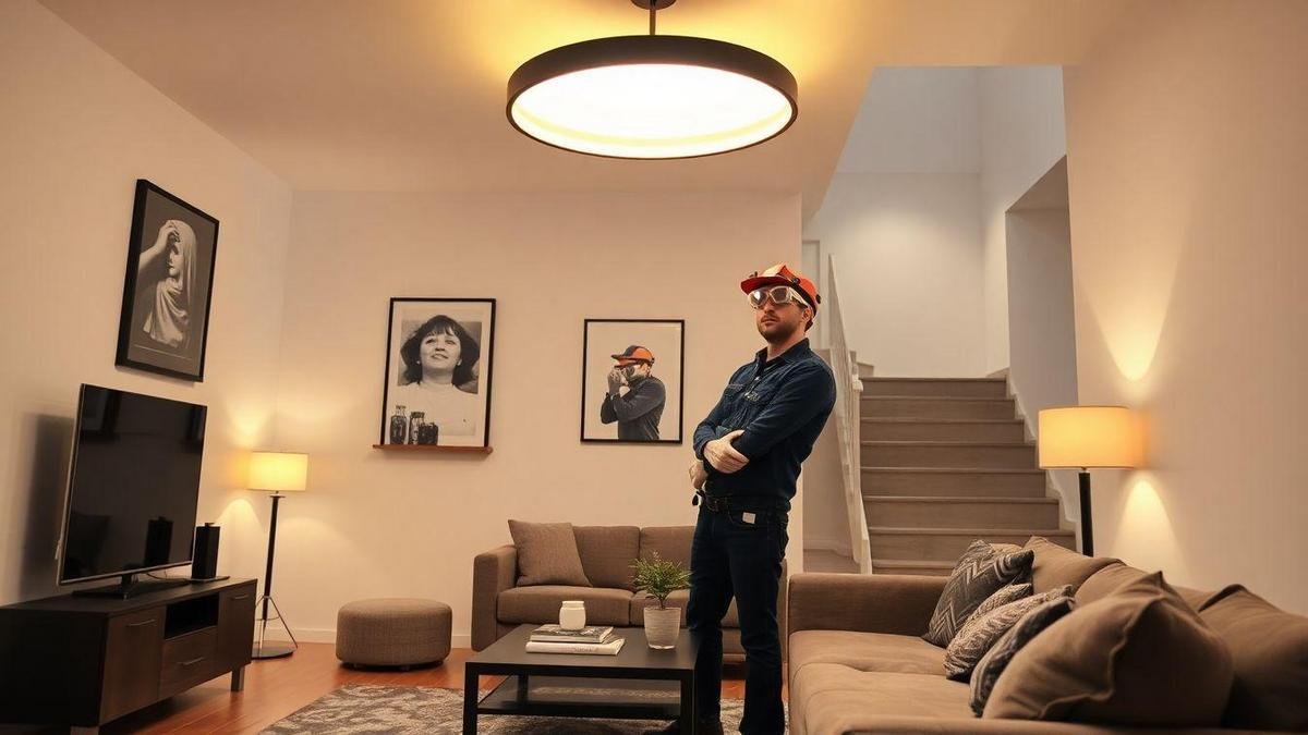 Instalação de led regulável na sala: segurança e passos básicos