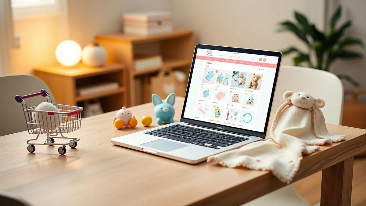 Onde você encontra ofertas de produtos infantis online