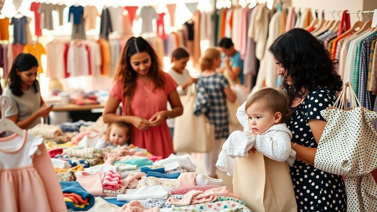 Trocas, grupos e bazares: redes que ajudam você a economizar em roupas infantis