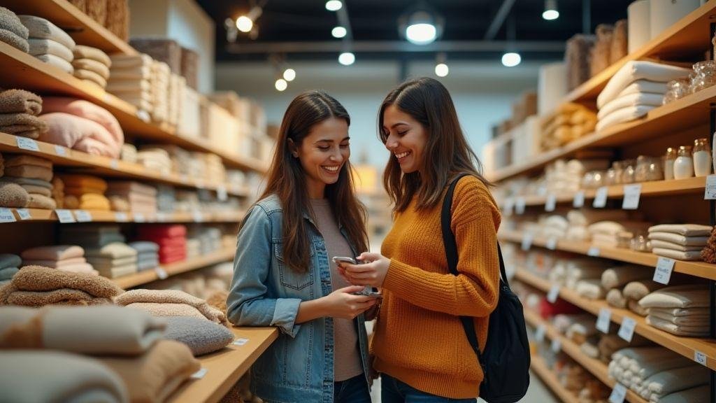 Onde você encontra itens para casa em oferta