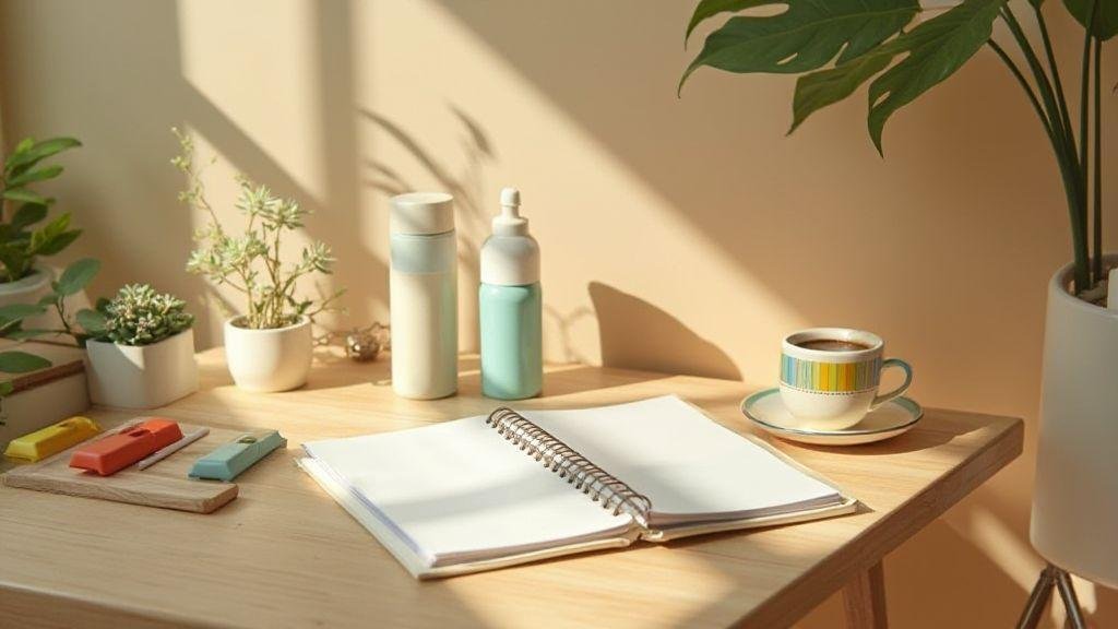 Monte uma rotina diária simples com cuidados diários em oferta